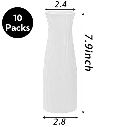 SOUJOY lightweight plastic vases offer durable, shatter-resistant decor.