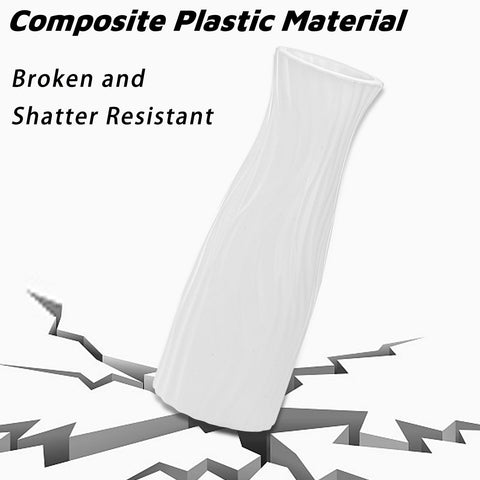 SOUJOY stable, non-slip base vases stay steady with light arrangements.