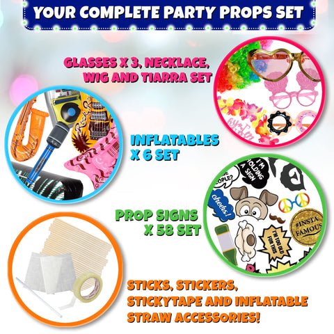 Soul Shift multi-occasion prop set fits birthdays, weddings, and parties with style.