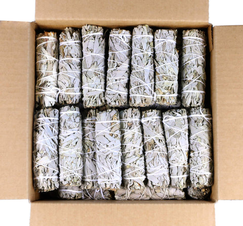 Soul Sticks 4-inch white sage smudge stick bundle for cleansing spaces and calming ambiance.
