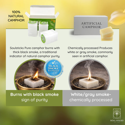 Soul Sticks camphor blocks diffuser-use scene with fragrant aroma.