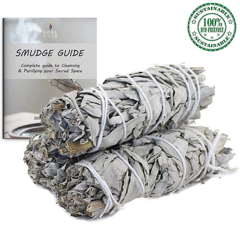 Soul Sticks fresh white sage bundles ideal for meditation and purification routines.