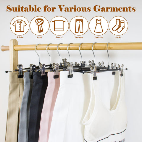 SOULNAMAN 20-pack includes 11.6-inch hangers for broad garment compatibility.