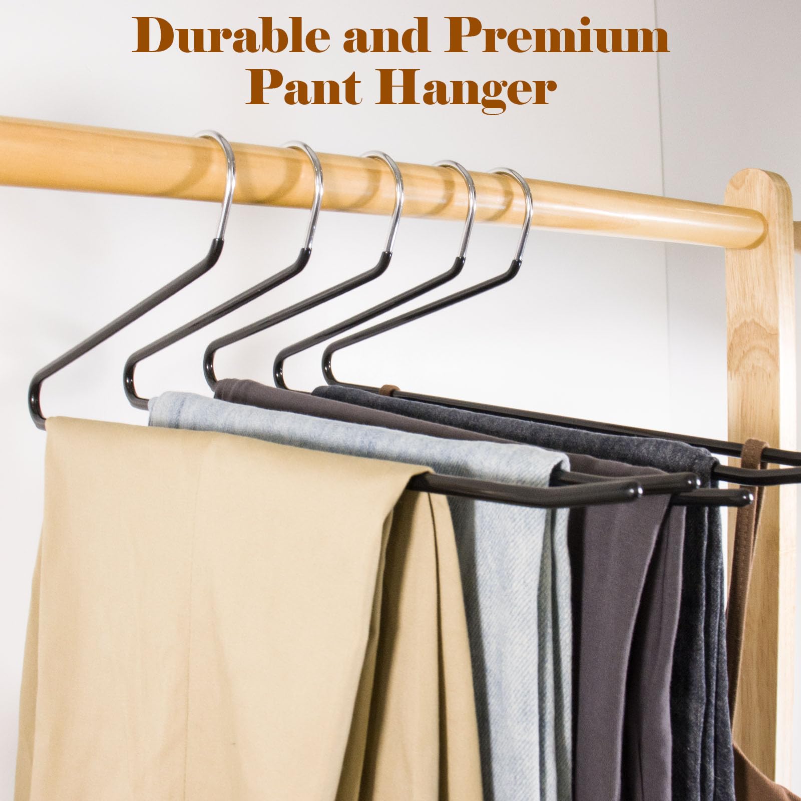 SOULNAMAN versatile hangers for pants, skirts, scarves, and more