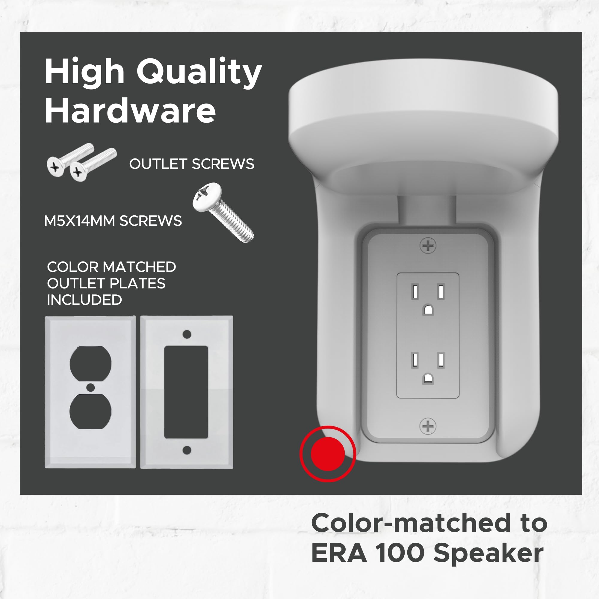 Sound Bass ERA 100 kit includes hardware for quick installation.