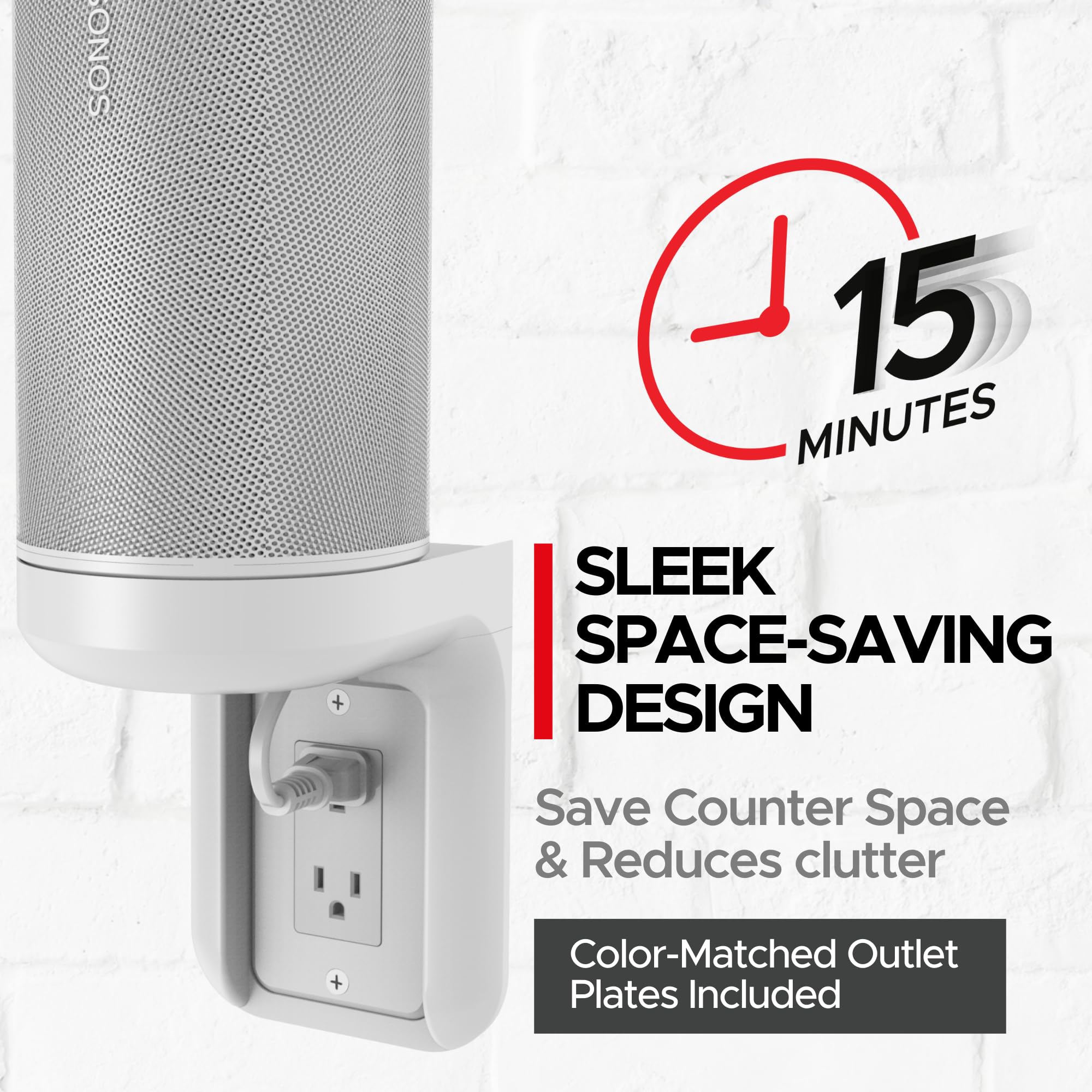 Sound Bass ERA 100 wall cable concealment keeps spaces neat.