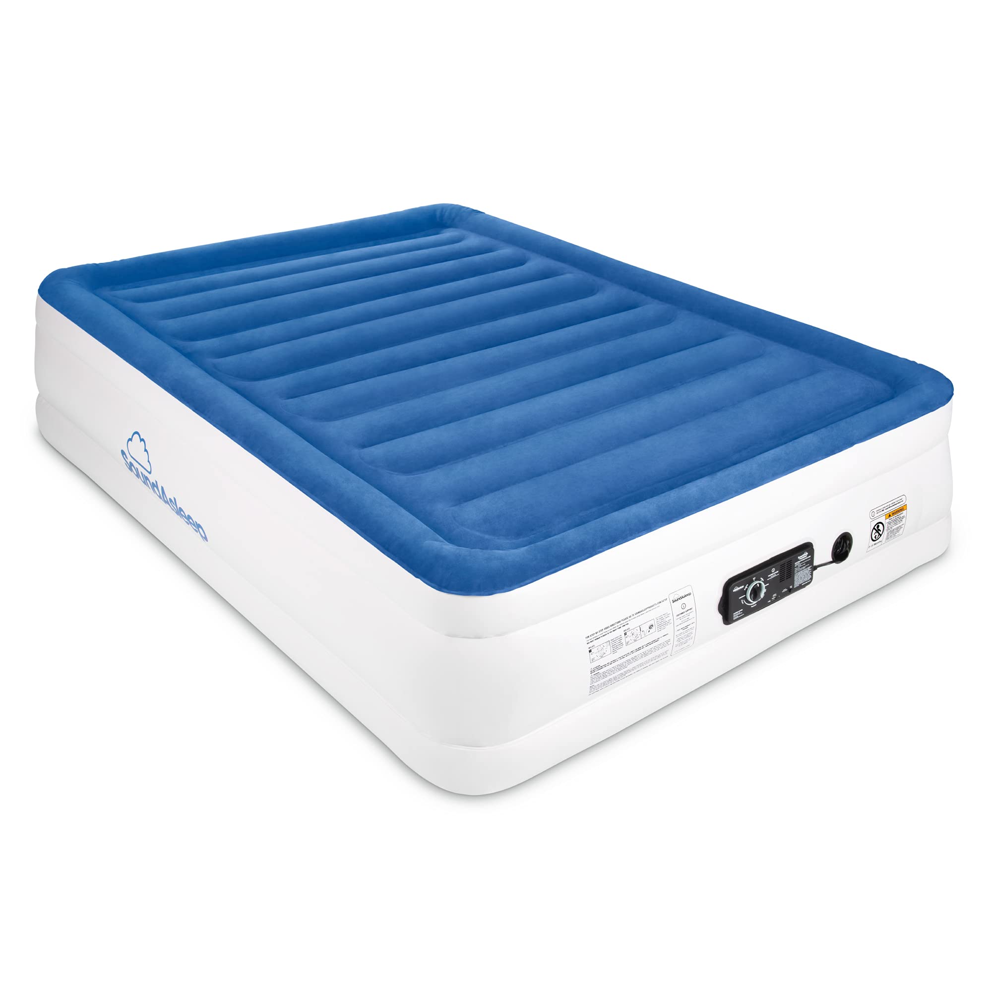 SoundAsleep CloudNine dual pump system ready for quick setup and consistent inflation