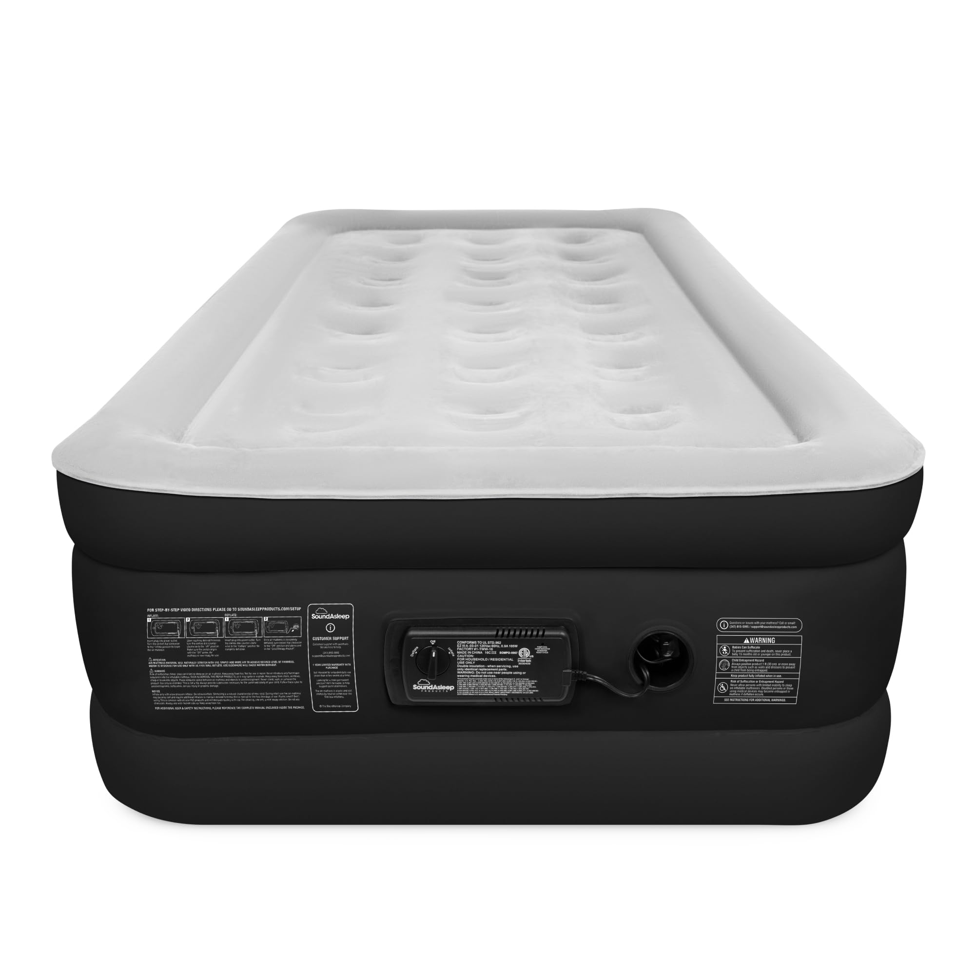 SoundAsleep Dream Series ComfortCoil closeup highlights even support