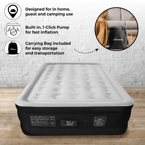 SoundAsleep Dream Series SureGrip bottom prevents slipping on slick floors.