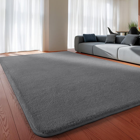 Sour Lemon large soft rug enhances living room decor