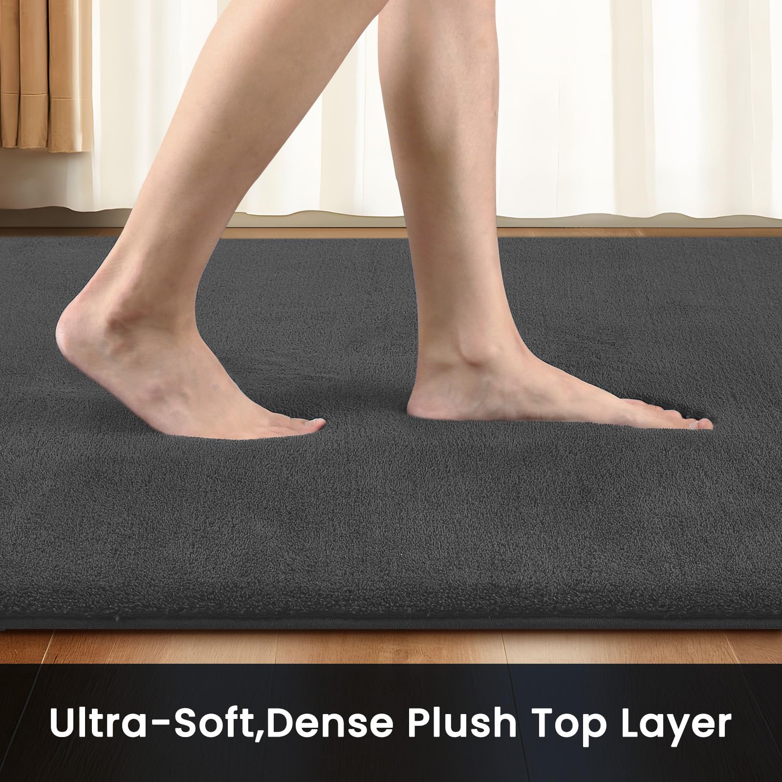 Sour Lemon fluffy surface rug ideal for cozy bedroom relaxation