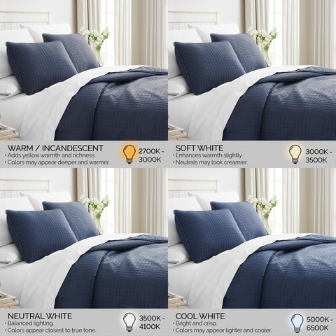 Southshore bedroom makeover visual shows a fresh, cohesive bed setup