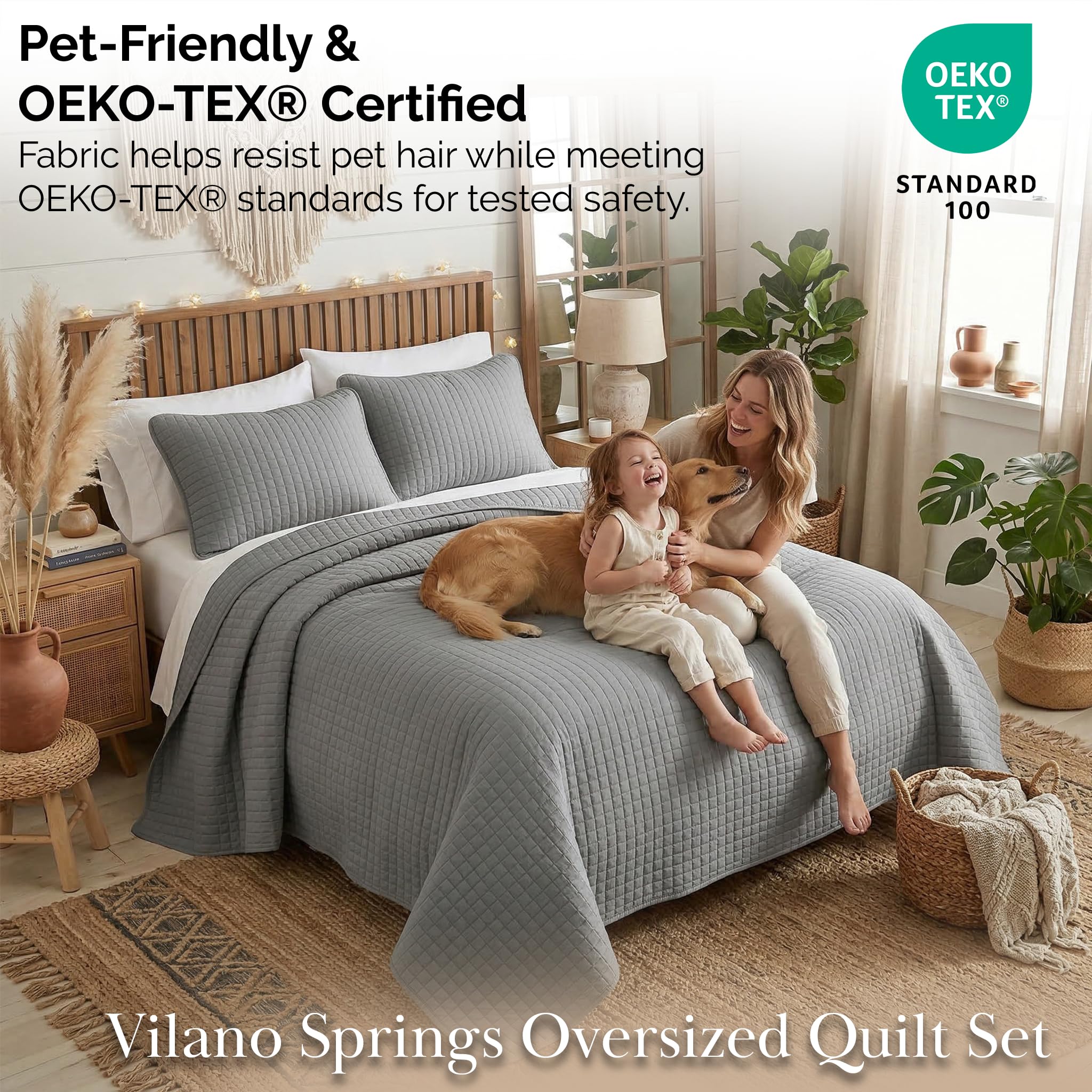 Southshore easy-care microfiber for quick laundry and low maintenance