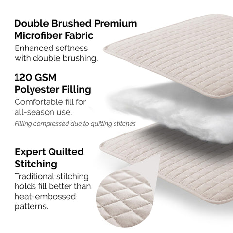 Southshore Fine Living bedding with stain-resistant appearance for easy maintenance.