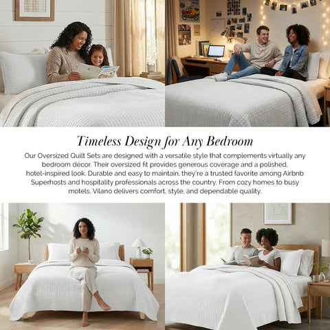 Southshore pet hair resistant bedspread stays neat between washes.