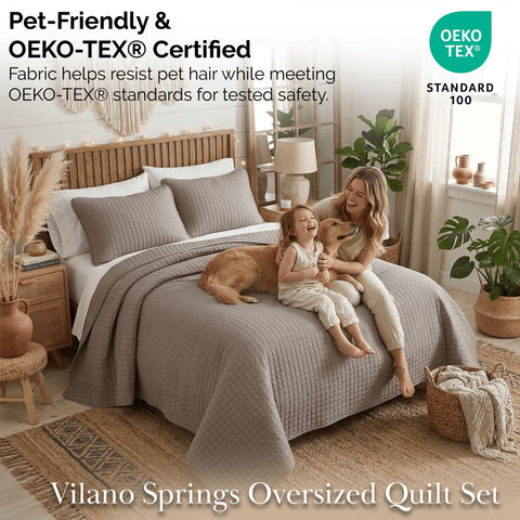 Machine washable Southshore quilt for easy home care