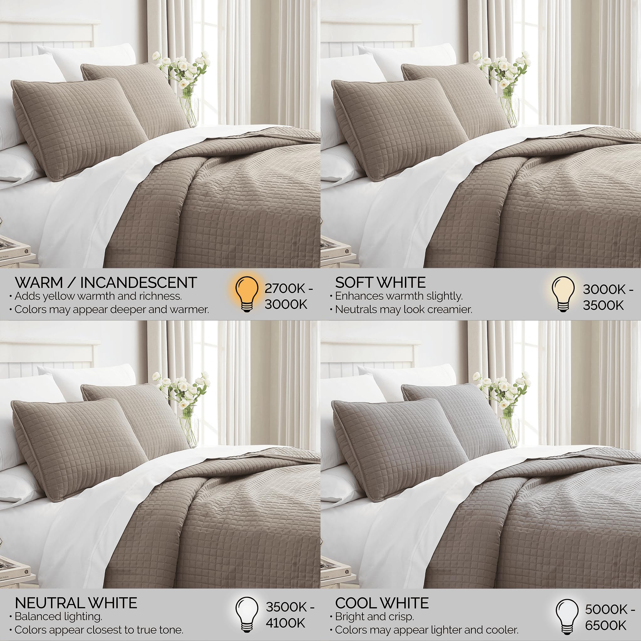 Soft microfiber texture of Southshore quilt for daily comfort