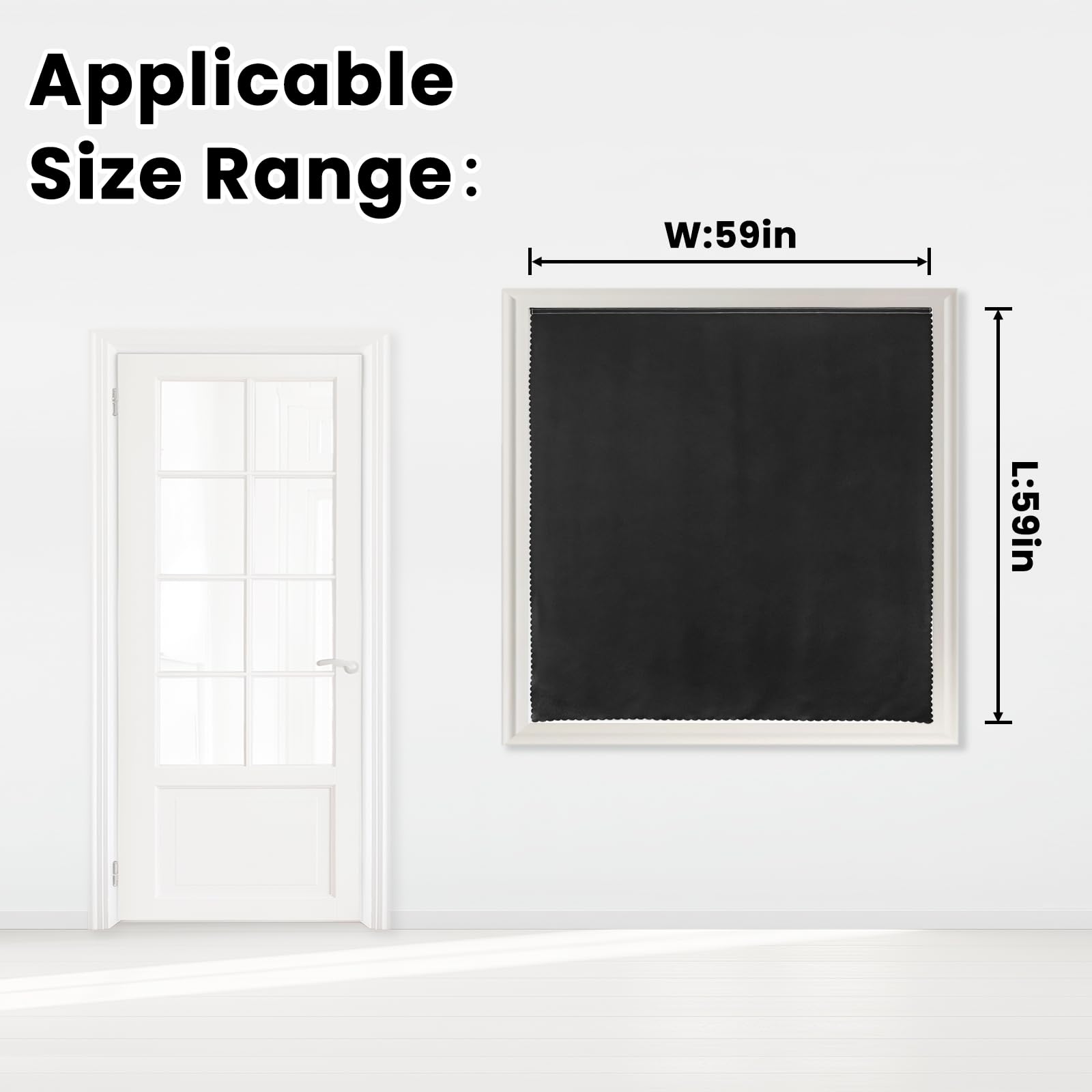 Sovtfides blackout panel provides privacy while preserving a soft interior glow.