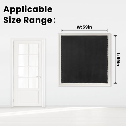 Sovtfides blackout panel provides privacy while preserving a soft interior glow.