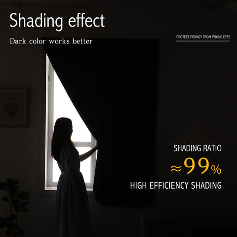 Sovtfides blackout curtain blocks sun and provides privacy for daytime lounging
