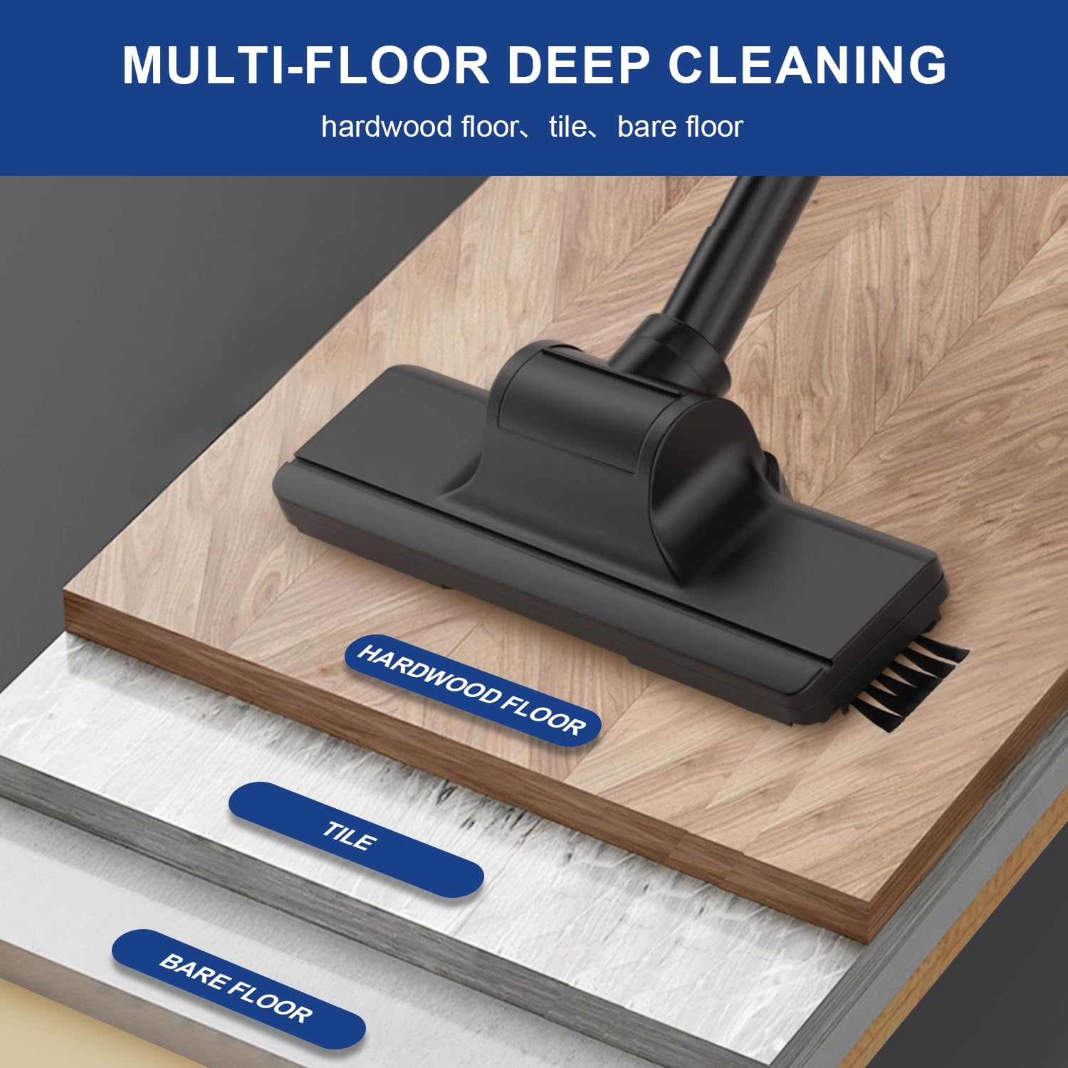 SOWTECH vacuum's thermal protector helps prevent motor overheating during extended use