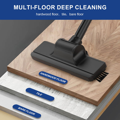 SOWTECH vacuum's thermal protector helps prevent motor overheating during extended use