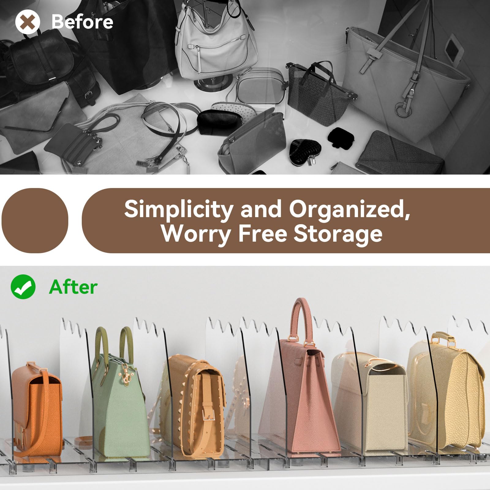 SOYO vanity organizer on dresser for skincare products.