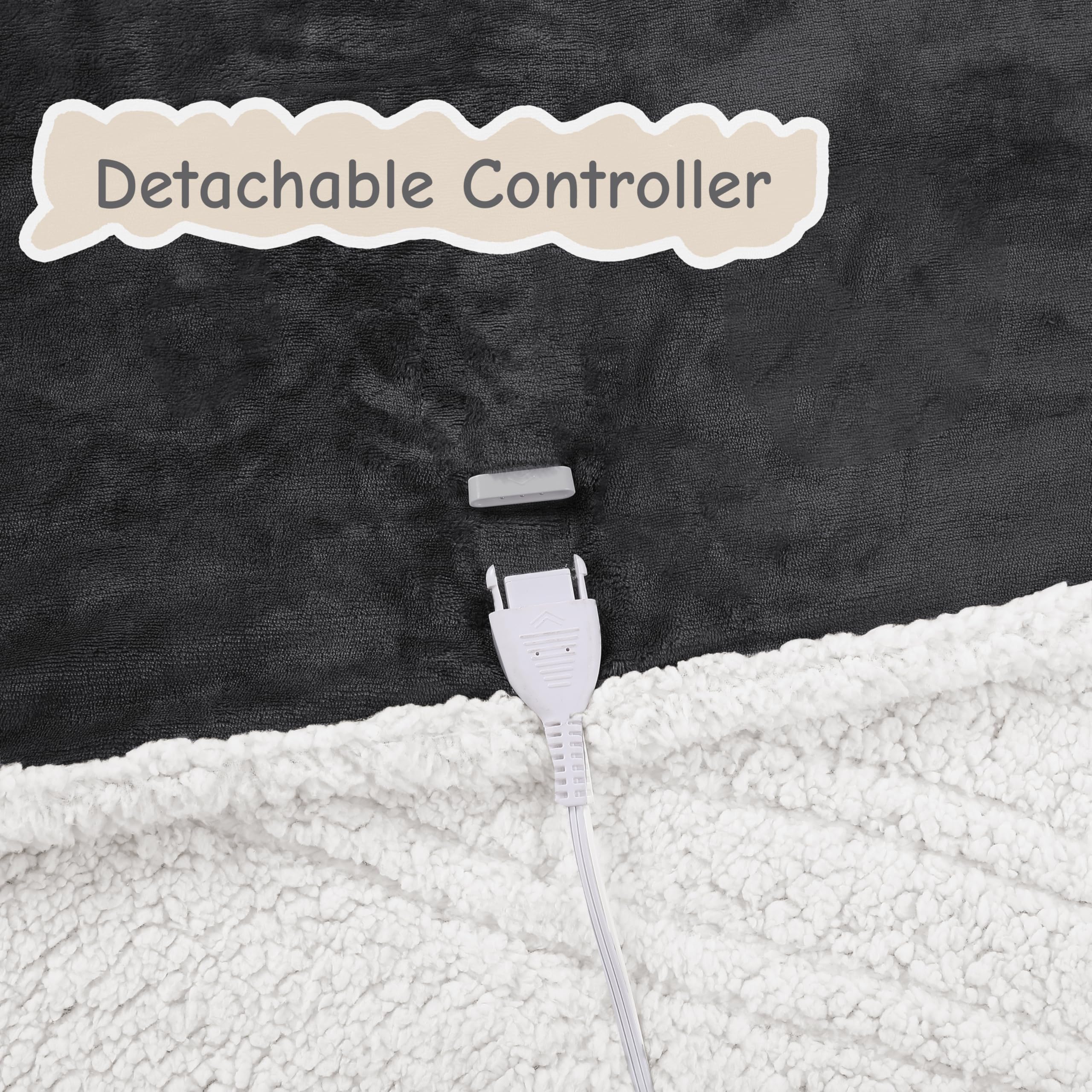 Soypipo electric blanket ETL certified logo demonstrating safety standards