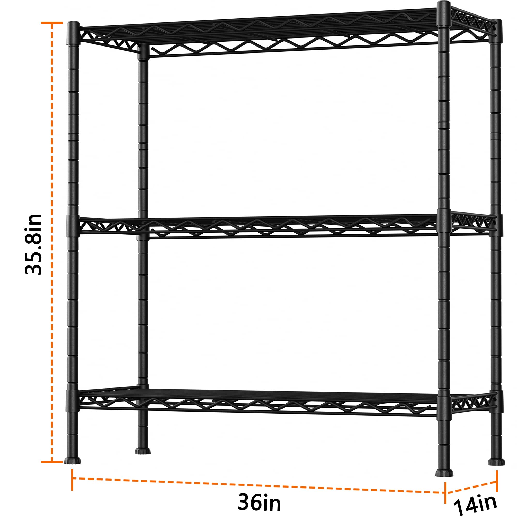 Soywey rust-protected coating protects shelves in kitchen or bathroom