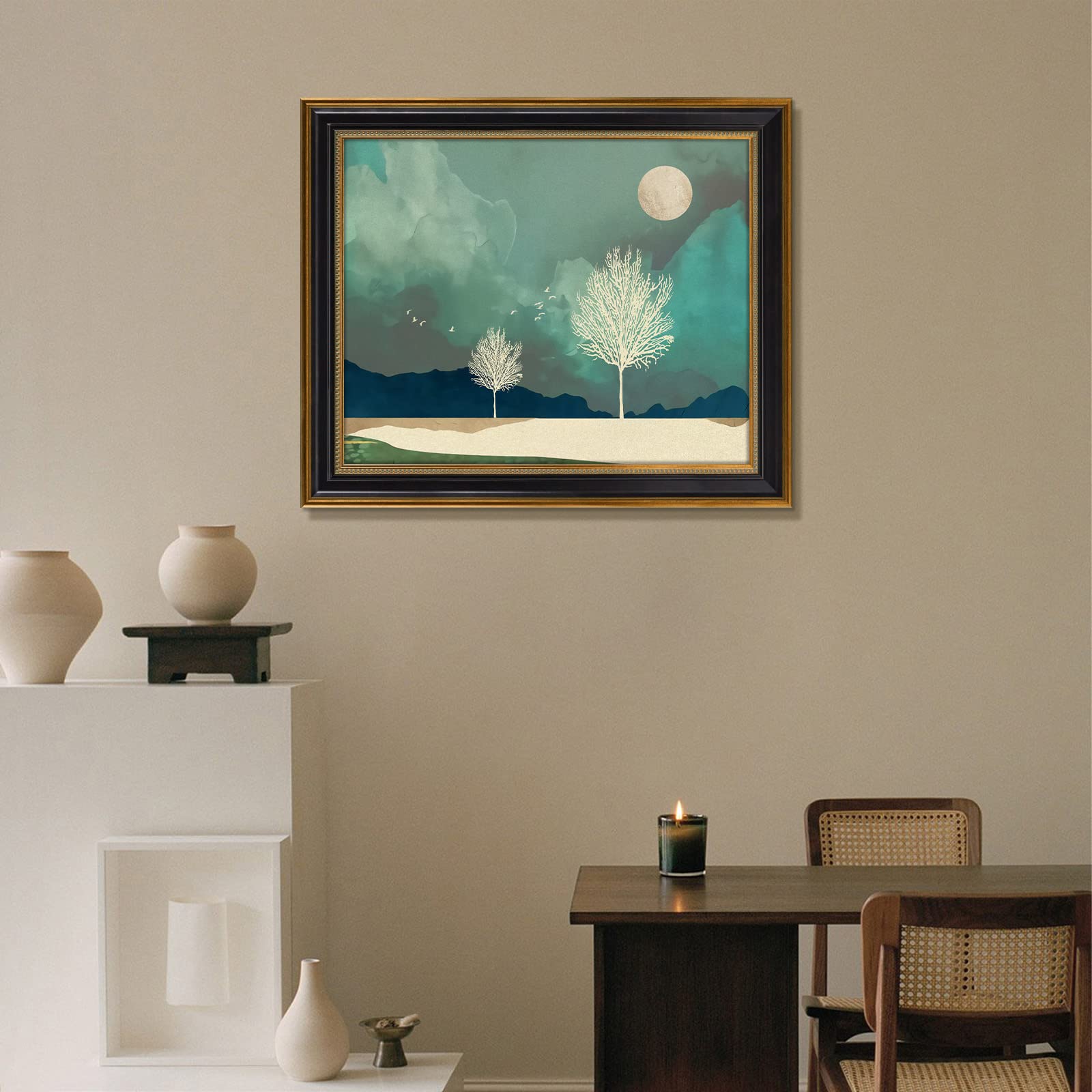 Space Art Deco real glass offers crystal-clear viewing of your 16x20 photo.