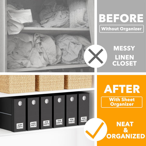 SpaceAid windowed front panel highlights color for quick closet checks.