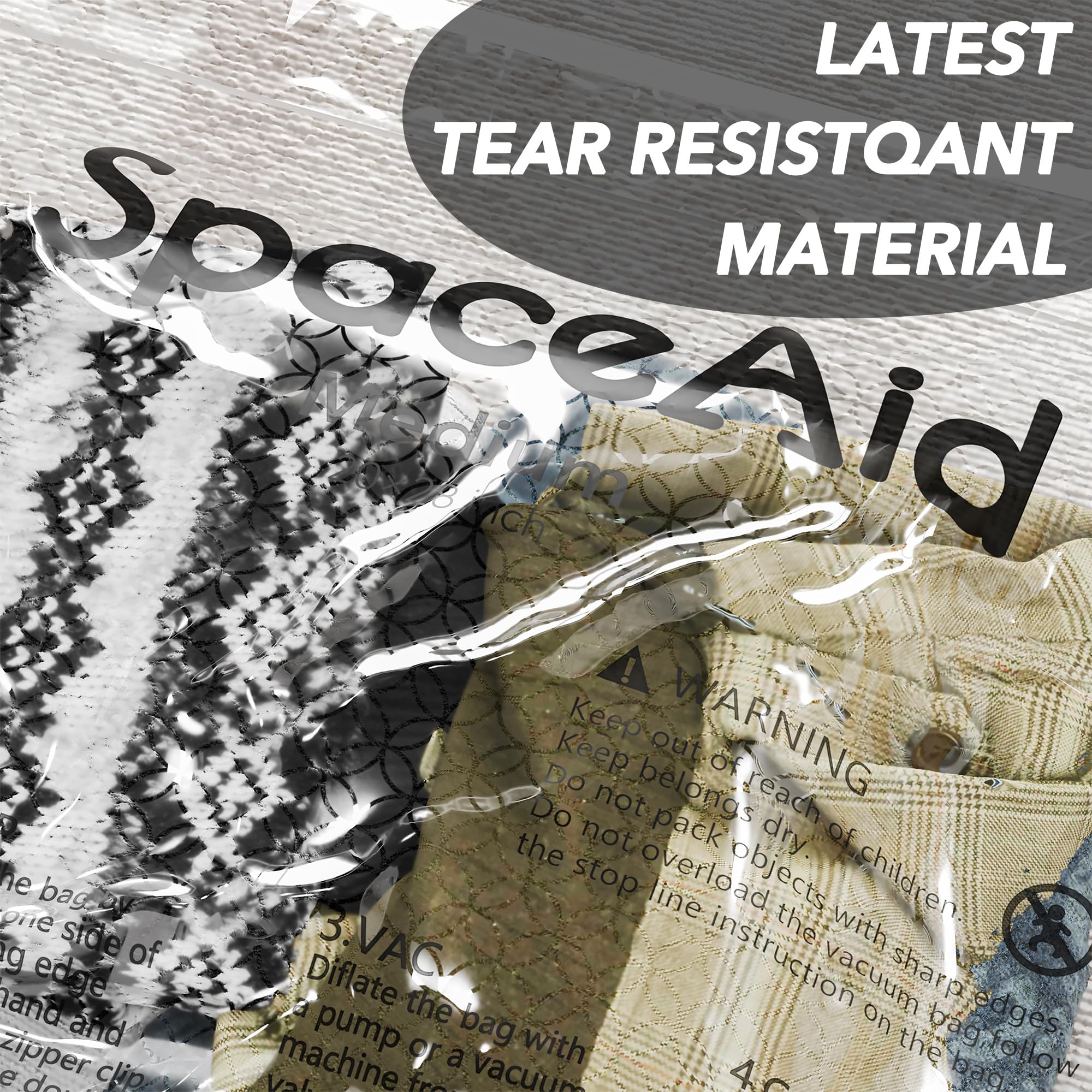 SpaceAid airtight-seal detail emphasizes triple seal valve for moisture protection.