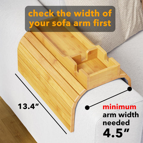 SpaceAid anti-falling design keeps cups secure on the sofa.