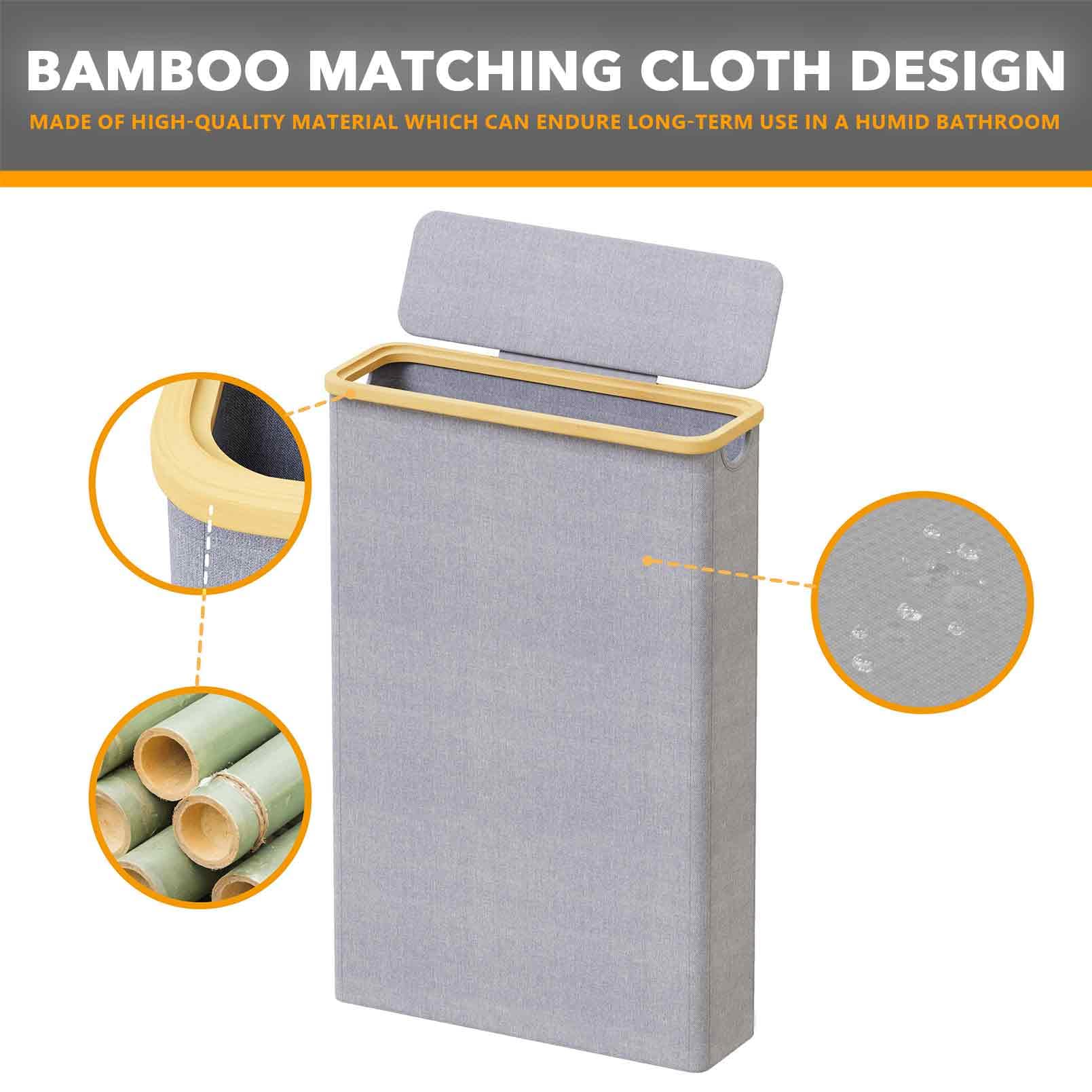 SpaceAid bamboo handle offers comfortable, easy carrying for everyone.