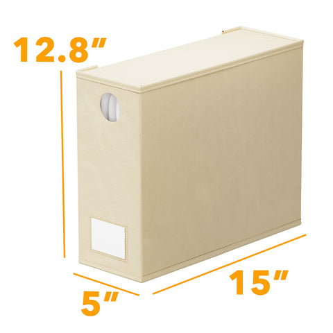 SpaceAid beige closet display showing neat bedding organization