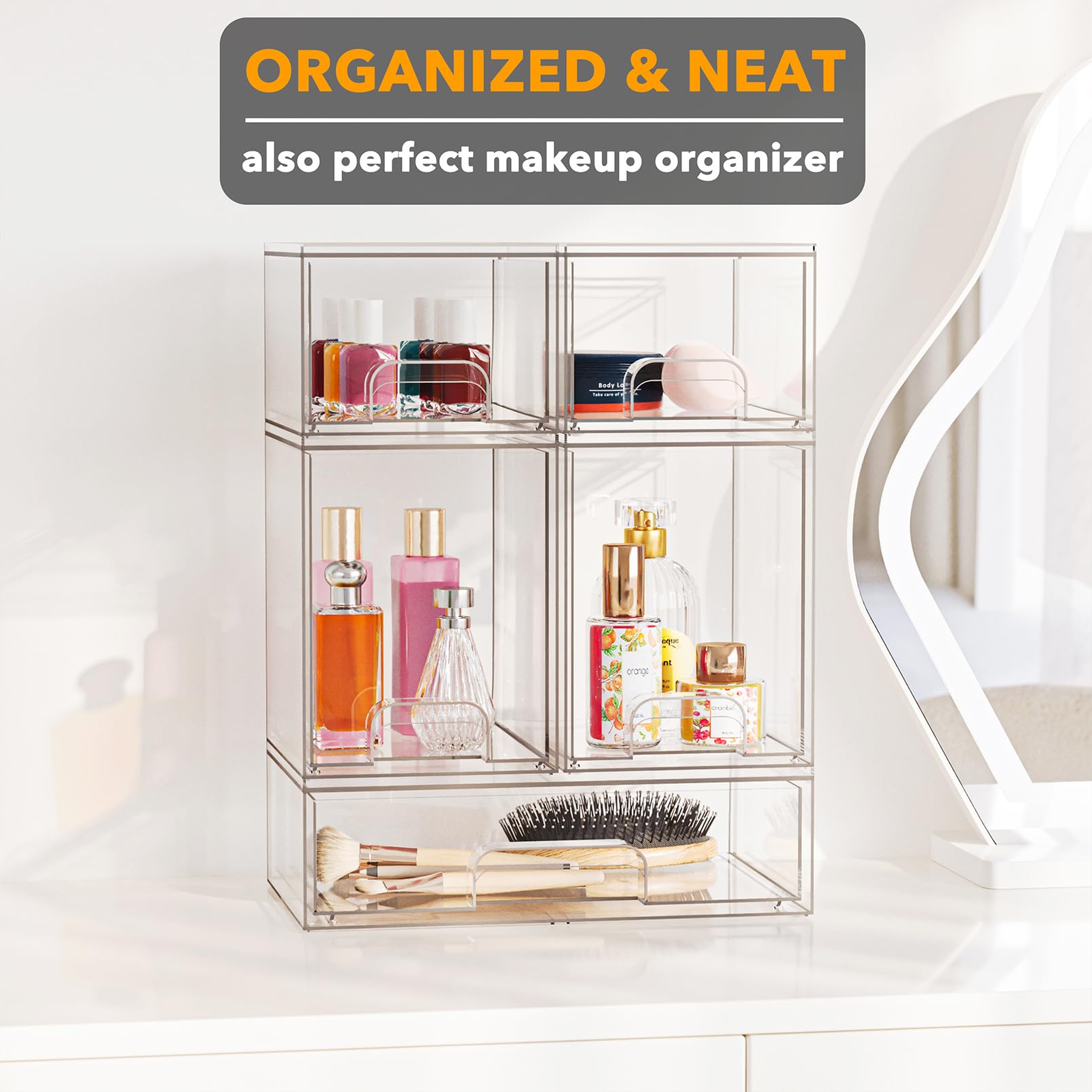 SpaceAid countertop organization keeps bottles within easy reach