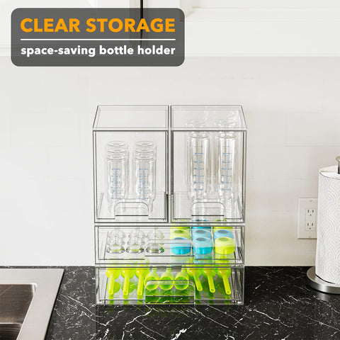 SpaceAid bottle organizer is a versatile storage solution for pantry, vanity, or cabinet.