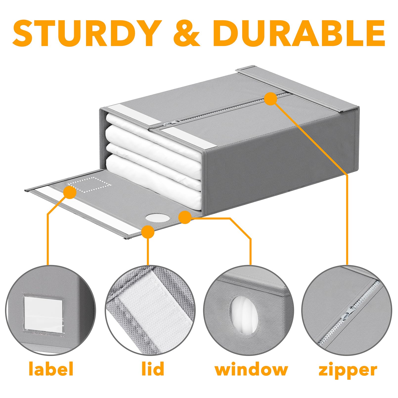 SpaceAid closet organization solution in a tidy linen storage space