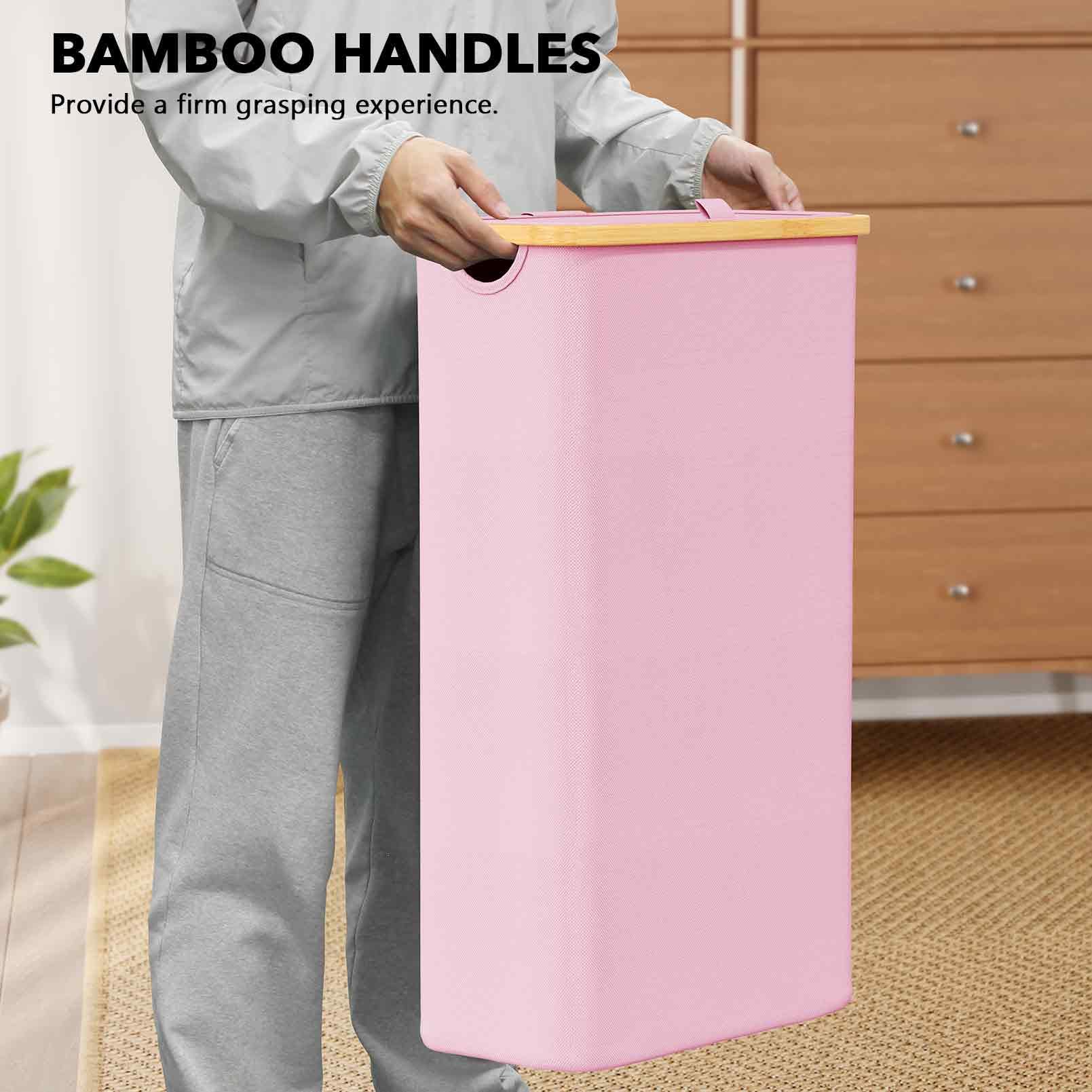 SpaceAid collapsible design makes this hamper ideal for dorms and small rooms.