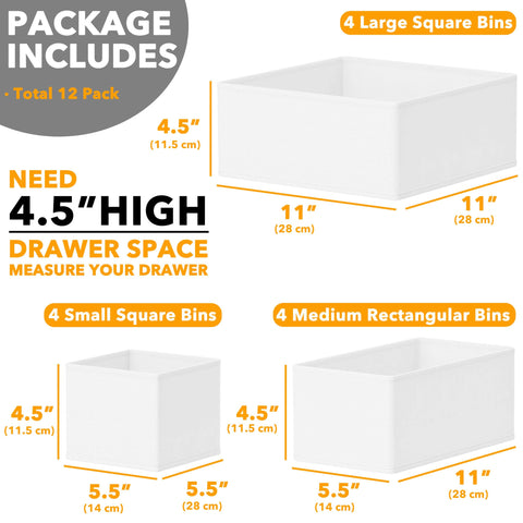 SpaceAid closet drawer organizers help keep nursery essentials within reach.
