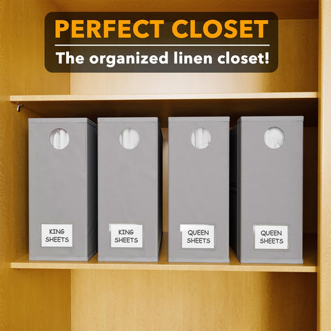 SpaceAid foldable design shown for compact closet storage efficiency.
