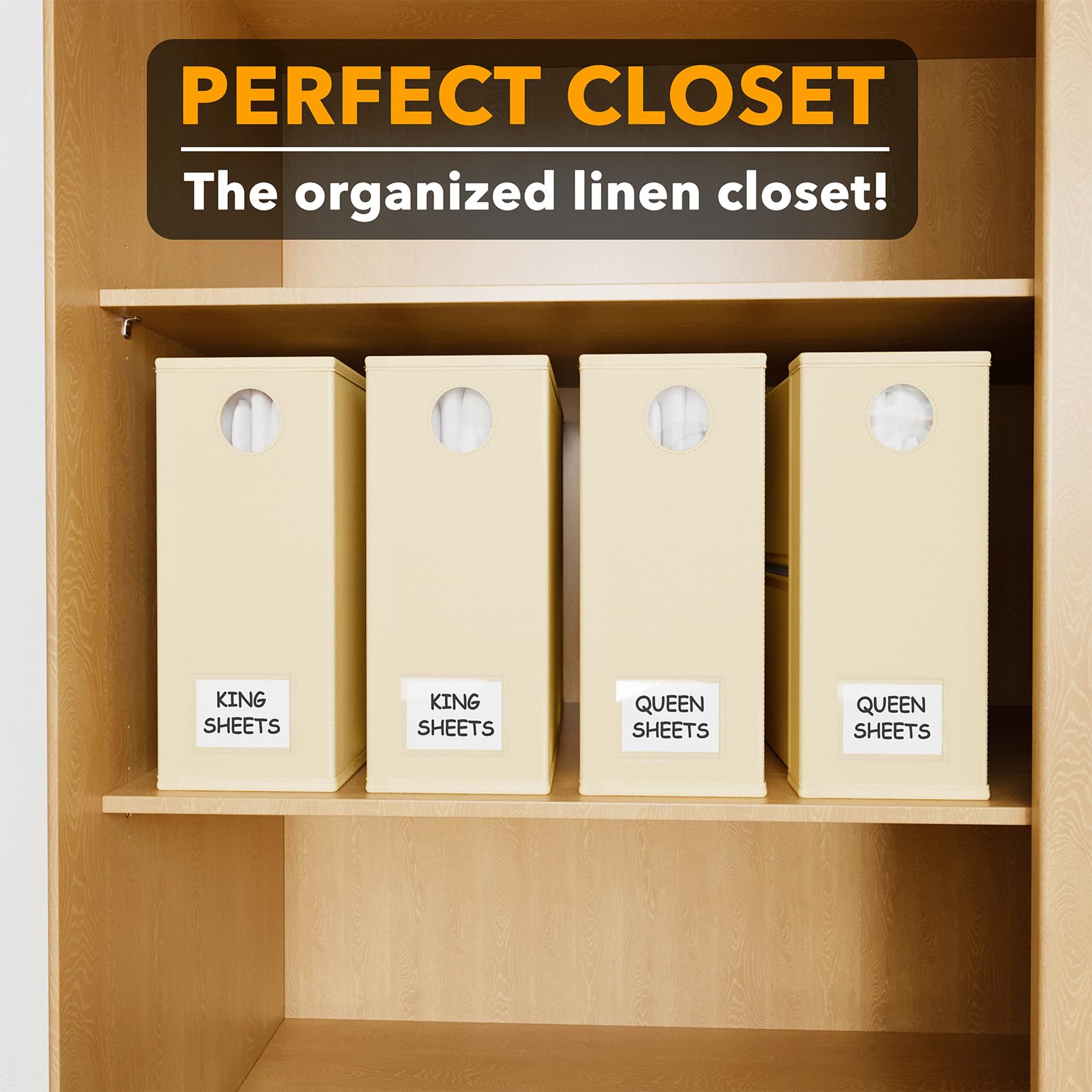 SpaceAid easy fold design speeds closet organization and setup