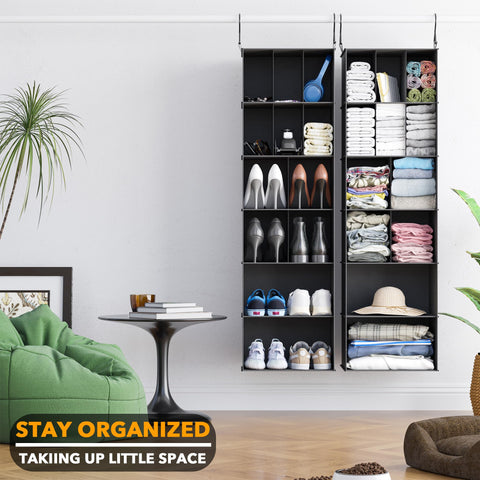 Easy-hang SpaceAid organizer with no tools required