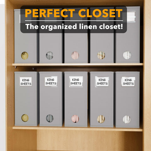 SpaceAid foldable bedding organizer folds flat for easy storage.