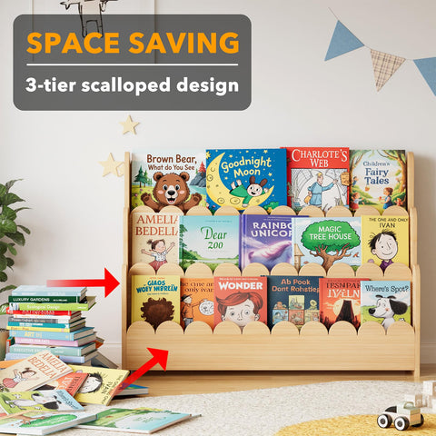 SpaceAid compact classroom bookcase for visible organization.