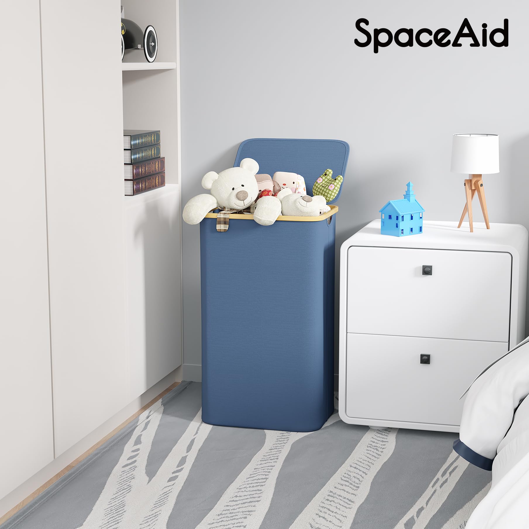 SpaceAid collapsible design helps you store it away quickly
