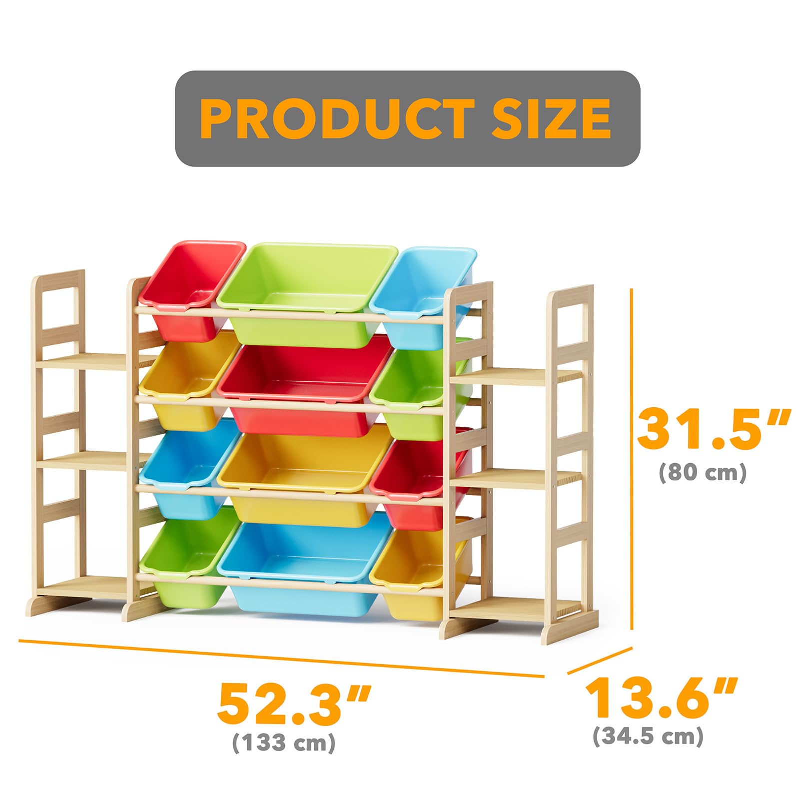 SpaceAid modern solid pine construction blends with decor.