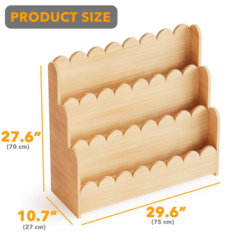 SpaceAid Montessori bookshelf in nursery blends with cozy learning corners.