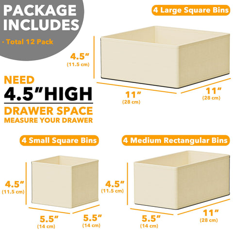 SpaceAid breathable non-woven fabric organizer keeps contents protected