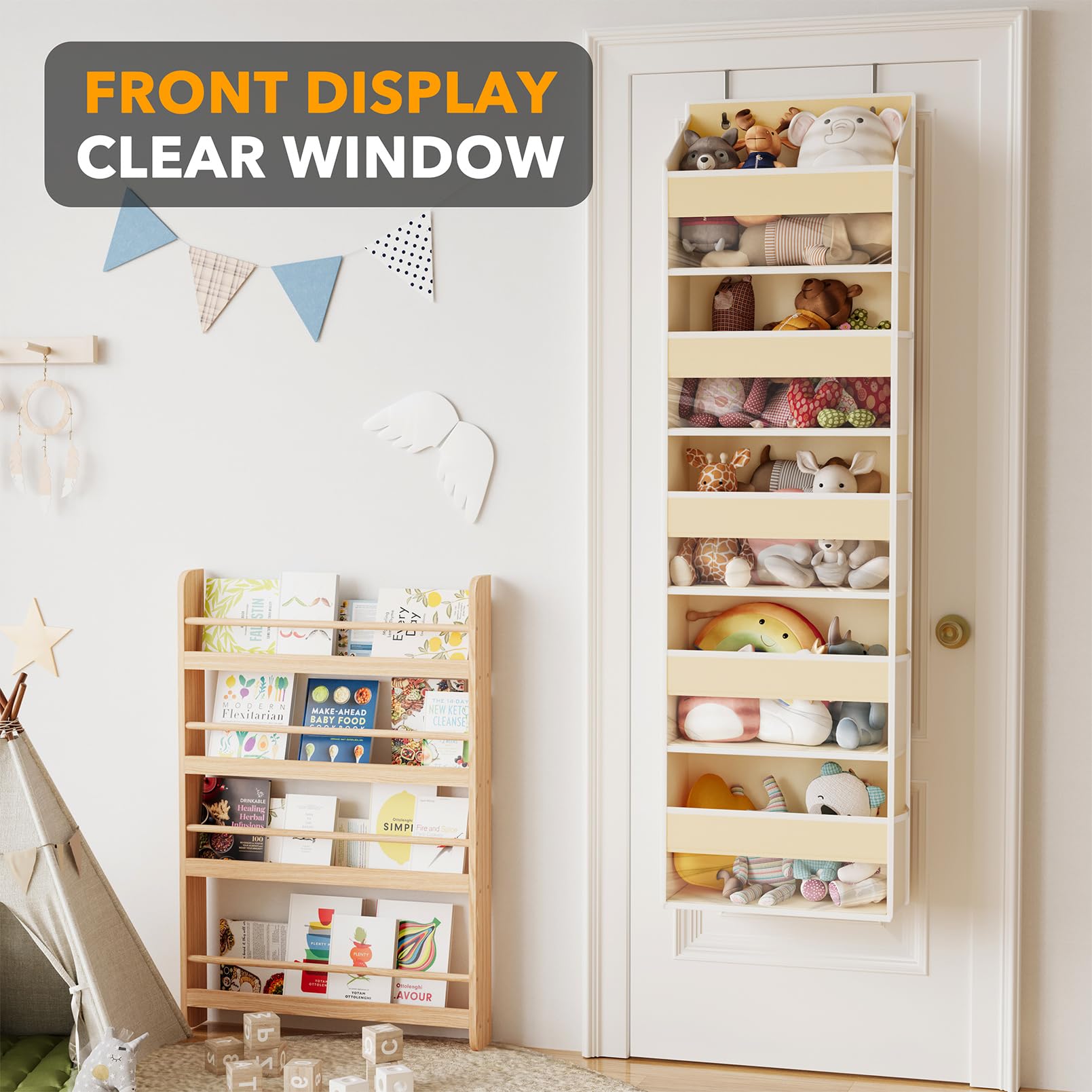 SpaceAid door mount fits doors up to 1.98 inches for easy setup